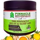 Supplément Pinnacle Relax & Sleep, Supplément Sommeil avec Melatonine, Root Valérien, Ashwagandha, L Theanine, Zinc, GABA & Magnésium pour Calmer, Thé au citron naturel Saveur (30 portions)