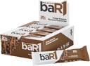 Règle 1 baR1 Barre de croûte - Barres pratiques de snack protéinique avec 20g de protéines premium, naturellement emballées avec des AEA/BAAA, fibre de remplissage de la faim (12 Count Box, Fudge Brownie)