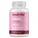 Coenzyme CoQ10 600mg par gélule avec Bioperine (60 capsules végétariennes) Fermenté naturellement - Pas de dioxyde de titane - Pas de remplissage - Pas de stéarate - Vegan - Sans gluten - Non OGM