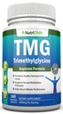 TMG Triméthylglycine Supplement - 1000mg - 180 Capsules - Premium Pure Betaine Anhydre - Supporte les niveaux normaux d'homocystéine et de pression artérielle - Favorise les processus de méthylation - Formule non-OGM