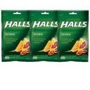 Halls Défense gouttes de vitamine C agrumes assortis - 30 ct, boîte de 3