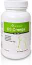 VetOne: O3 OmegaTM Clip Conseils Complément nutritionnel avec Omega 3 Acides gras - Chiens moyens et grands (60 Bouteilles de comptage)