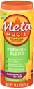 Métamucil Premium Mélange Psyllium Fibre en poudre sans sucre avec Stevia Orange - 14,6 oz