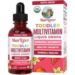 MaryRuth Organics CoComelon Enfants de tout-petit Multivitamine avec Iron.Support immunitaire.