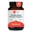 raved Carditone - Supplément santé cardiaque naturelle pour les femmes et les hommes, formule BP, soutien cardiovasculaire holistique avec Rauwolfia, Arjuna, Calcium et Magnésium - 30 Caplets végétariens (Pack de 1)