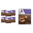 Atkins Pecan Clusters Caramel, 60 Bars de Mousse de Comte et de Chocolat Caramel, 5 Comte - Préférés de dessert à faible teneur en sucre