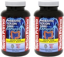 Ierba Prima Prebiotic Colon Care Capsules Dietary Fibre, 180 Compte, (paquet de 2) - Cinq formes de Fibre Plus FOS Supplément prébiotique - Soluble et insoluble pour la régularité et le soutien digestif