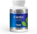 Botaniques professionnels Cardio-CoQ CoQ10 - Coenzyme Vegan Formulée Q10 avec Hawthorne Berry Valerian Root et Cayenne Pepper - 60 capsules végétariennes