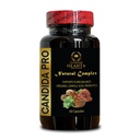 Complexe Candida PRO - Champignon Reishi, Noix noire, Santé intestinale et soutien immunitaire, Complexe Candida, Nettoyage Candida, Soutien à la gueule botanique - 1 bouteille