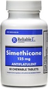 Fiable 1 Siméthicone 125 mg Anti-Gaz 60 comprimés de menthe poivrée (1 bouteille)