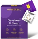 De-Stress & Sleep Supplement - 10-en-1 aide naturelle au sommeil pour les adultes, multivitamine quotidienne avec Magnésium, Mélatonine, Ashwagandha, L Theanine, racine valériane, pilules pour hommes et femmes, 30 Pack