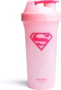 Smartshake Lite Justice League Protein Shaker Bouteille 800ml – DC Comics Bouteille d'eau, sans fuite BPA Gym Shaker et poudre de protéines (Supergirl)