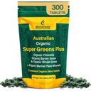 Biogenesis SuperGreens Plus Comprimés – 300 Nombre (200 mg)