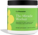 The Miracle Worker Magnésium Glycinat Poudre pour le sommeil - Supplément de poudre de Magnésium chélaté aide à réduire le stress et la régularité tout en adoucissant les crampes musculaires avec goût de fraise - 30 portions