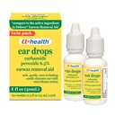 A+Soins d'élimination de la cire d'oreille, Peroxyde de carbure 6,5%, Fabriqué aux États-Unis, Twin Pack, 1 fl Ounce (deux bouteilles de 0,5 fl oz)