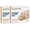 WonderSlim Protein and Fibre Bar Bundle, Truffe Salé Pretzel & Fluffy Nutter