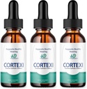 (officiel) Traitement de l'acouphène Cortexi Support auditif avec le chrome, les graines de raisin, l'astragalus, la racine de la maca - Cortexi Soutien auditif gouttes Supplément de l'acouphène Cortexi Traitement de l'acouphène (6oz)