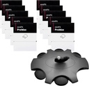 (60 Pcs) Minifit Prowax Wax Guards Filtres pour Oticon Aides auditives, Oticon Minifit Aides auditives Pièces de rechange Accessoires Kit de nettoyage(10 Packs)