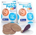 P6 Motion Maladie Patchs pour enfants - Tous les naturels Maladie maritime Patchs pour croisière et voiture - Non somnolent Motion Patch pour enfants - Safe Motion Maladie Patch pour voyage