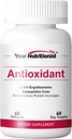 Softgel antioxydant - Astaxanthine d'algues, Ergothioneine - 60 comtes, 60 jours d'approvisionnement