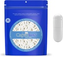 Capsuline Taille 000 - Capsules de gélatine vides blanches colorées - 10000 Compte - Capsules de pilules de gel vides - Bricolage Pure Bovine Capsule Remplissage - Caps vides - Certifié Kosher et Halal - Non certifié OGM