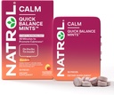 Natrol équilibre rapide menthes calmes, supplément alimentaire, limonade framboise artificiellement aromatisée, 30 comtes, 15 jours d'approvisionnement
