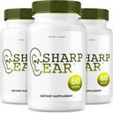 les laboratoires de taille Capsules d'oreilles pointues, pilules pour une audition claire, supplément pour rétablir la santé auditive, formule avancée de la force maximale - boîte de 3(180 capsules)