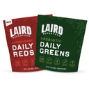 Laird Superfood Reds & Greens Bundle, Prébiotique Daily Greens et Antioxident Daily Reds Poudre, 14.8oz
