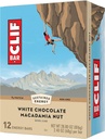 CLIF BAR - Chocolat blanc Saveur de noix de macadamia - Fabriqué avec de l'avoine biologique - Non-OGM - Basé sur une plante - Barres d'énergie - 2,4 oz. (12 Pack)