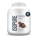 Isopure Low Carb 100% Pure Whey Isolate Protein Powder, Sans lactose, Sans gluten, avec des vitamines, Chocolat hollandais, 25g de protéines par portion, 4,5 Lb, 62 portions (paquetage mai Vary)
