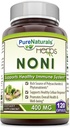 Pure Naturals Noni - 400 mg Capsules - 120 Capsules