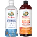 MaryRuth, la nuit Multiminérale (Coconut, 32oz) & Multivitamine liquide + croissance des cheveux (Peach Mango, 30oz)
