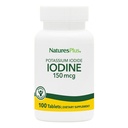 NaturesPlus Iodide de potassium - 150 mcg, 100 comprimés - végétalien, sans gluten - 100 portions