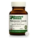 Procédé standard Prolamine Iodine - Supplément de santé thyroïde - Soutien essentiel endocrinien avec l'iode - Sans gluten, sans lait et sans soie - 90 comprimés (90 portions)