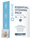 Revive MD Packs de vitamines essentielles pour les femmes et les hommes, Pack de vitamines suppléments nutritionnels quotidiens - Packs de multivitamines voyage-friendly avec Arjuna et l'extrait de curcuma soutien santé coeur, articulations et organes
