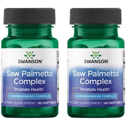 Swanson Saw Palmetto Complexe 60 Sgels (2 Pack)