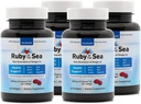 Supplément huile marine - Tous les acides naturels calanus, astaxanthine, oméga-3 et gras - Suppléments nutritionnels pour la santé du coeur et du cerveau - 4 paquets