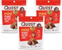 Quest Nutrition Mini tasses de beurre d'arachide, haute protéine, faible teneur en glucides, sans gluten, 16 Compte (paquet de 3)