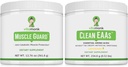 VitaMonk Muscle Guard & Clean EAA Bundle, HMB, EAA, Vitamine D, Magnésium, 9 acides aminés essentiels pour la croissance musculaire, la récupération et la performance, Lemonade Saveur, Pas d'édulcorants artificiels