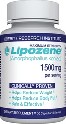 Lipozene® Diet Weight Loss Suppléments - 1 bouteille 30 capsules -