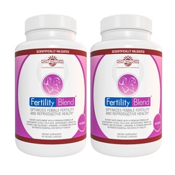 Daily Wellness Mélange de fertilité pour les femmes - Suppléments de fertilité pour les femmes, Conception Fécondité Vitamines prénatales, Essayer de concevoir des suppléments de progestérone, Pills de soutien à la conception de cycle - 2 Pack
