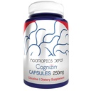 Nootropics Depot Cognizin Citicoline Capsules de 180 comtes Supplément de cholines Supplément de santé cérébrale Régule la mémoire et la fonction cognitive