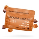 SGC Concentration la plus élevée 100mg Caféine par Gummy, 2 Gummies par paquet, 6-Pack Mocca Shots Caramel salé à base de plantes d'énergie instantanée nootropique avec Ginkgo biloba, Theobromine.