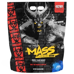 Masse mutante Extrême Gainer – Poudre de protéines de lactosérum – construire la taille et la force musculaires – Calories propres haute densité (Vanilla Ice Cream, 12 lbs)