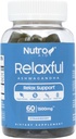 Gummies Ashwagandha - Gummies calmes et relaxantes - Vitamines gommées au goût de fraise tropicale - Suppléments Ashwagandha Extrait de racine Herbal - Gummies multivitamines pour dormir - 60 Gummies
