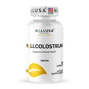 Hallusa Natural Bovine Colostrum Supplément Capsules 1000mg avec 10% d'IgG pour Gut Health, Immune & Digestive Support – Natural Energy & Wellness - Non OGM, sans gluten et sans sucre – 60 capsules