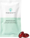 Femininity Lisse comme Soie Recharge de 30 jours pour Sécheresse vaginale (60 Softgels) – Huile de Buckthorn de mer avec 365mg Omega 7 + Omega 3 et Omega 9