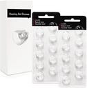 Double Vent 6mm-Hearing Aid Domes pour Oticon Minifit, Oticon Aid Aid, Remplacements Pièces Accessoires Universal Oticon Domes pour appareils auditifs Kits de nettoyage (20 Pcs)