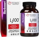 Bluebonnet Nutrition Intimate Essentials LJ100, Sans soja, Sans gluten, Non-OGM, Sans laiterie, Certifié Casher, Vegan, 60 Capsules, 30 portions