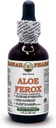 Aloe Extrait liquide sans alcool, Aloe (Aloe Ferox) Feuille séchée Glycérite Supplément à base de plantes 2 oz